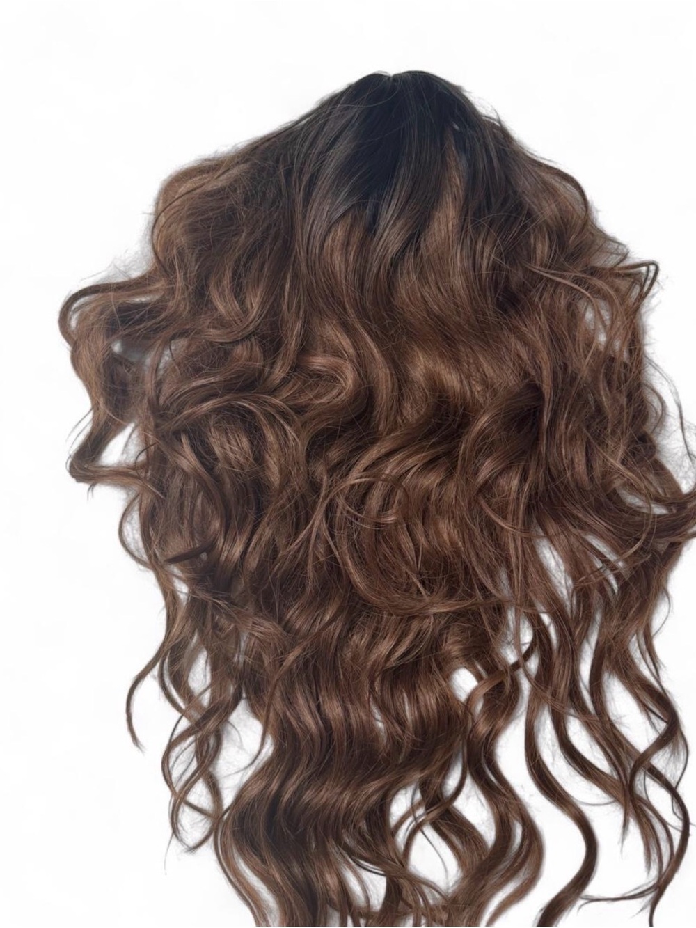 Voluminous Synthetic Wave Hairpiece in Chestnut - Women Hair